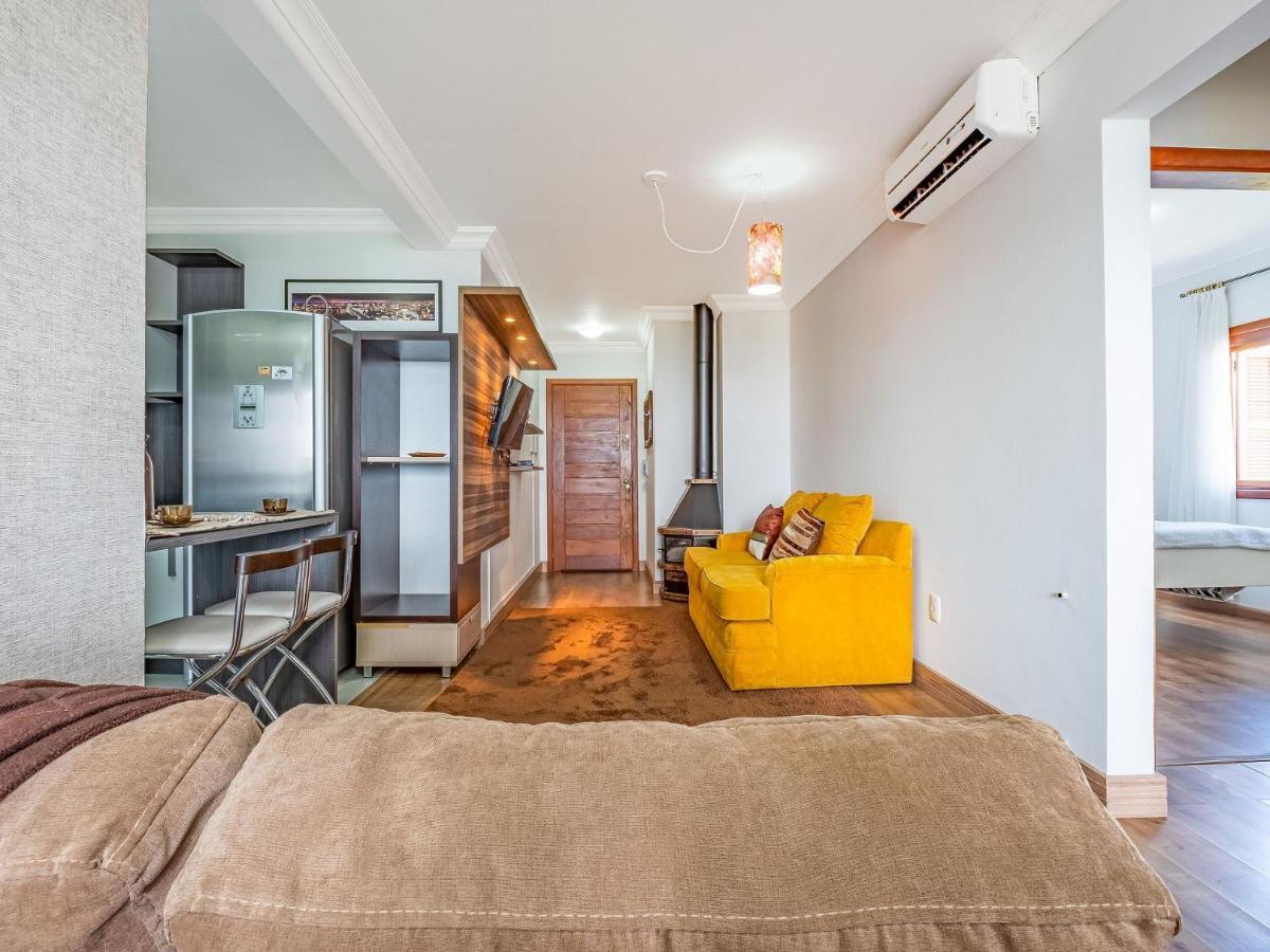 Cristo Rei 302 - Apartamento Em Gramado - Vista Para O Vale Daire Dış mekan fotoğraf